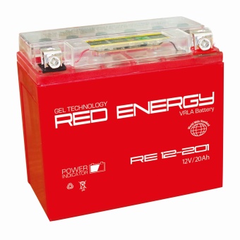  Red Energy RE 12201 (YTX20L-BS, YB16L-B, YB18L-A) (RE 12201)                18ah 12V -    
